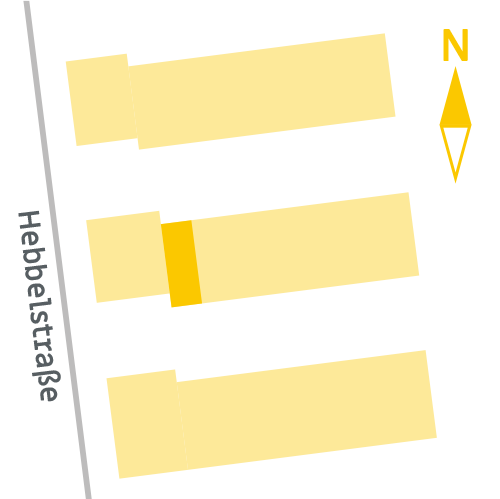 Drausicht Wohnung B 14