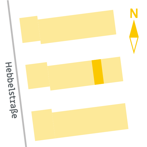 Drausicht Wohnung B 19