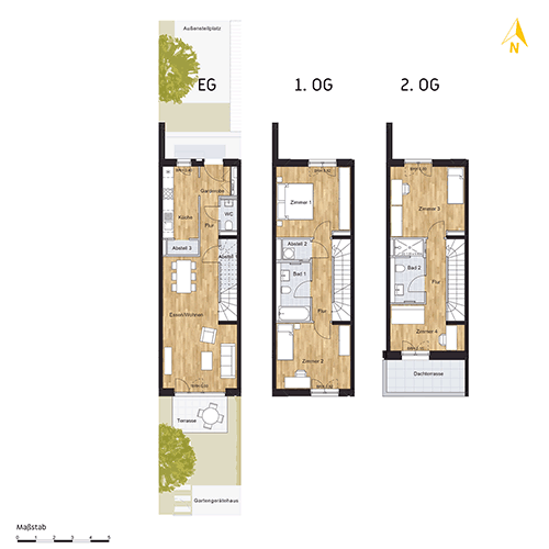Grundriss Wohnung A 3