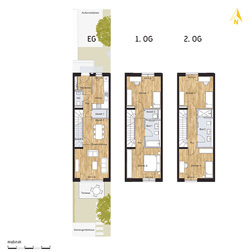 Grundriss Wohnung A 4