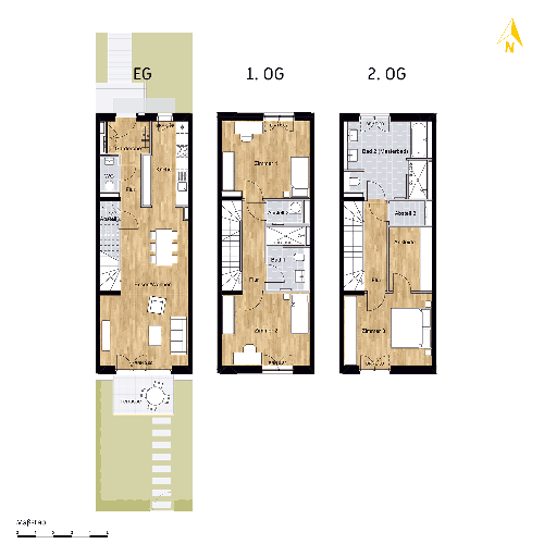 Grundriss Wohnung B 19